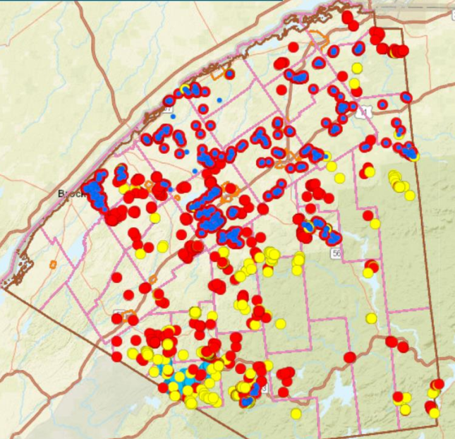 Map of Served Addresses