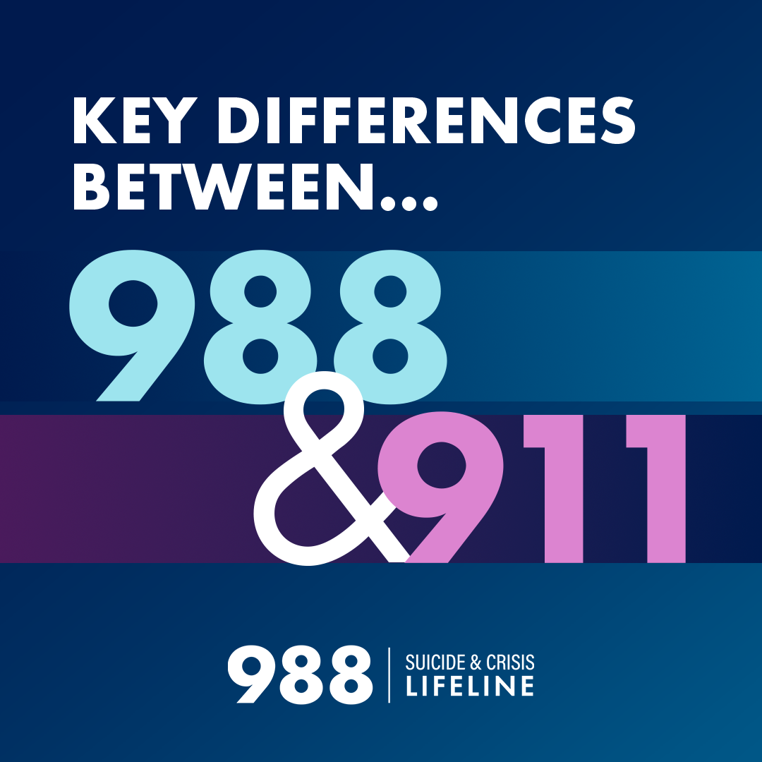 988 & 911 Crisis Lines