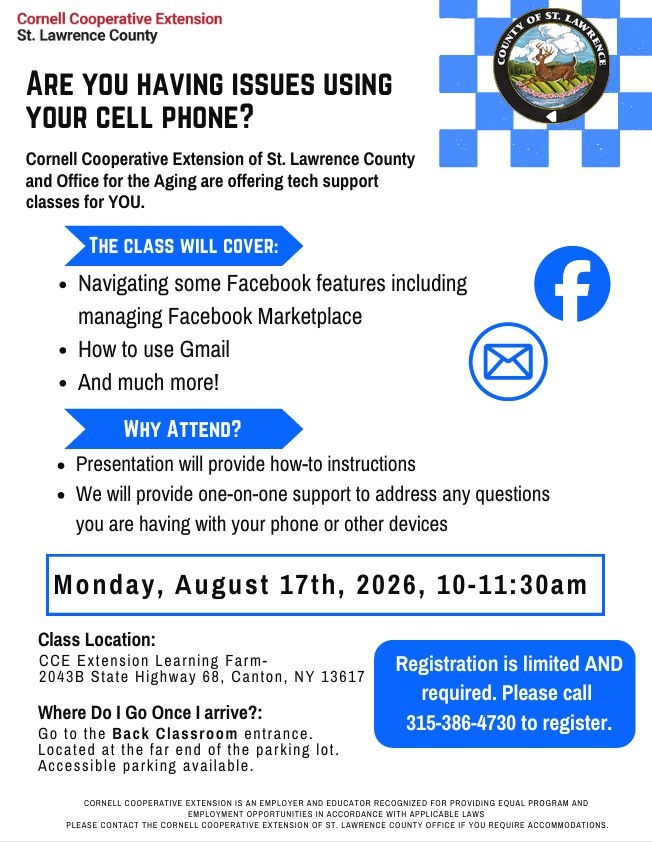 August Tech Classes