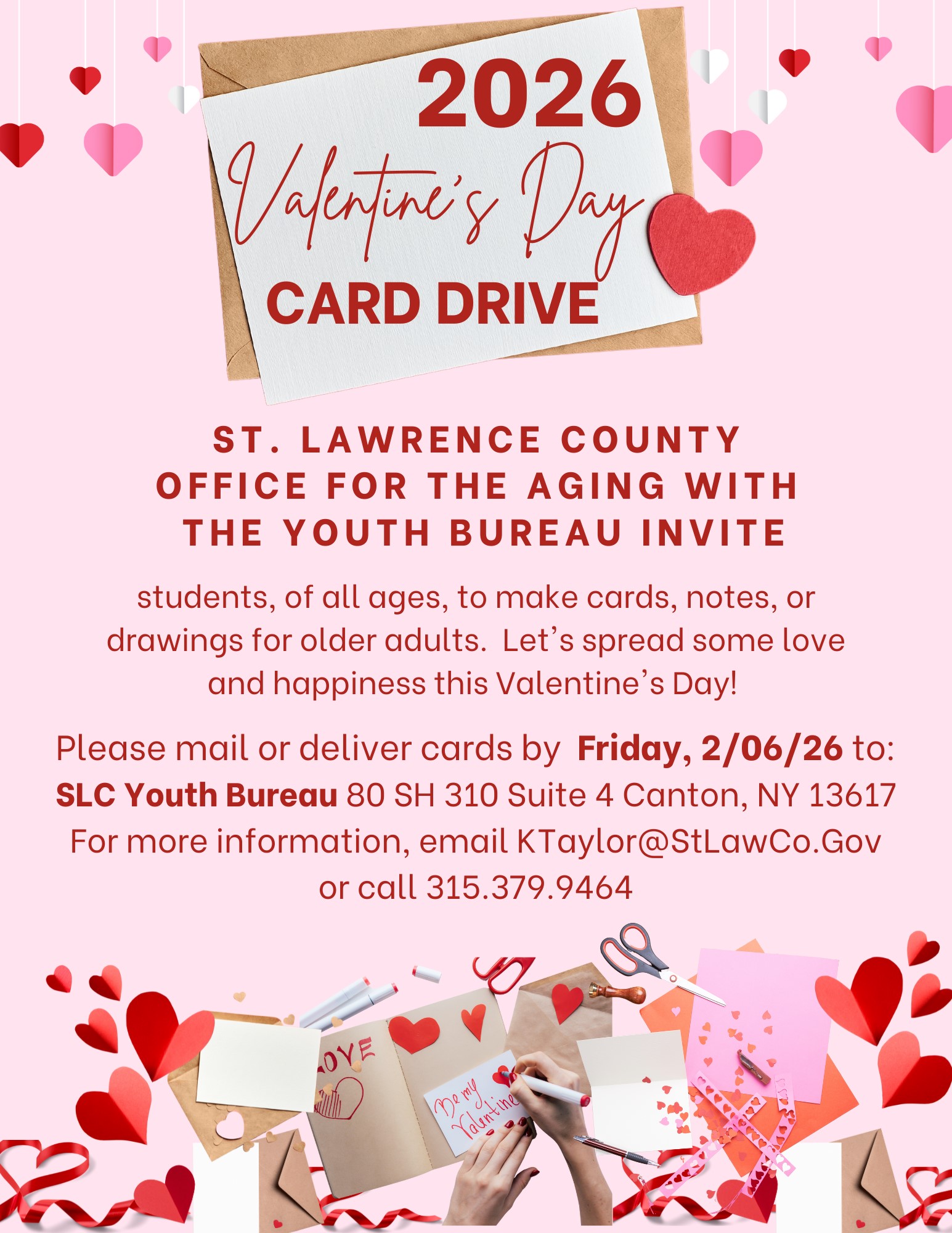 Valentines Day Card Drive
