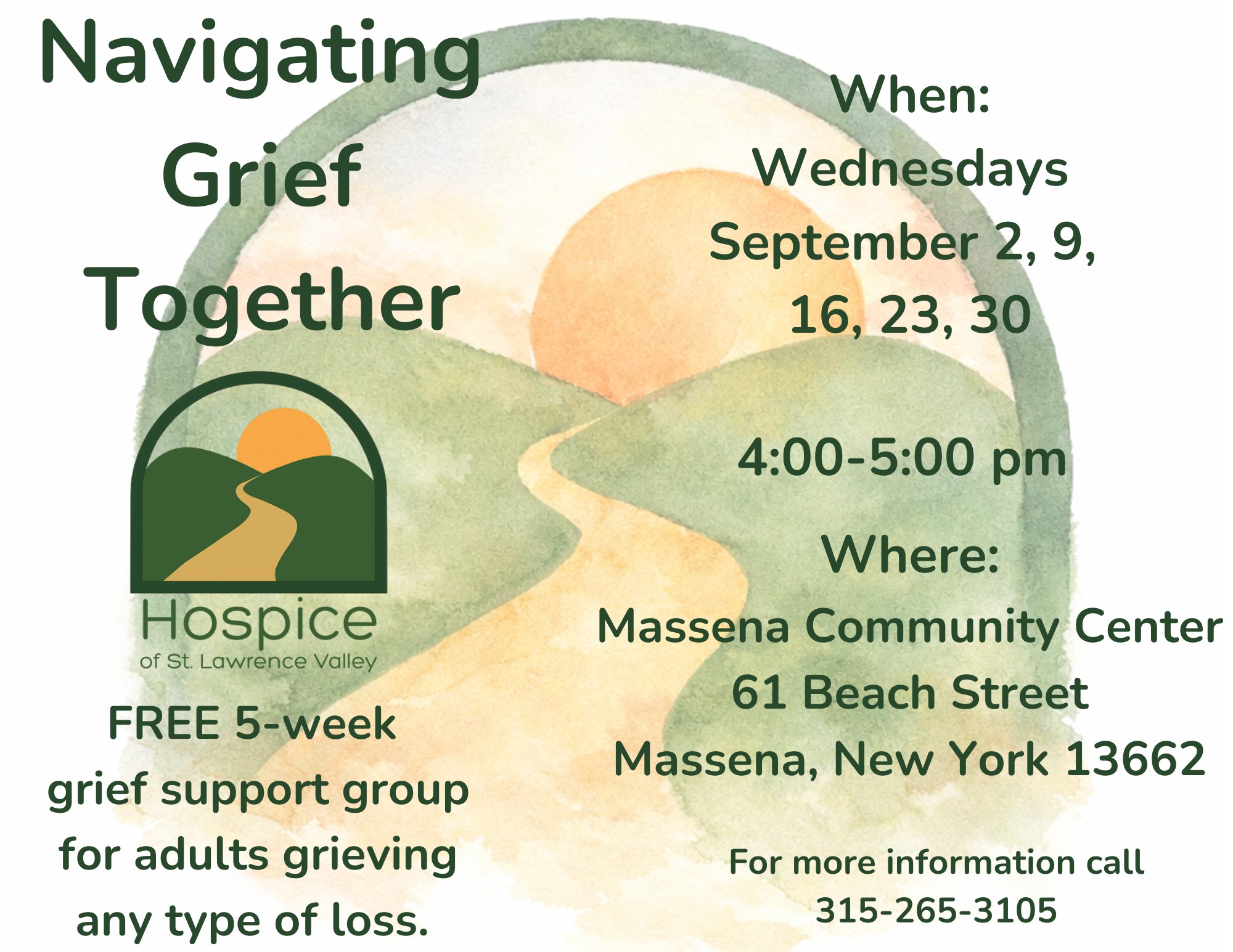 September Grief Group with Hospice