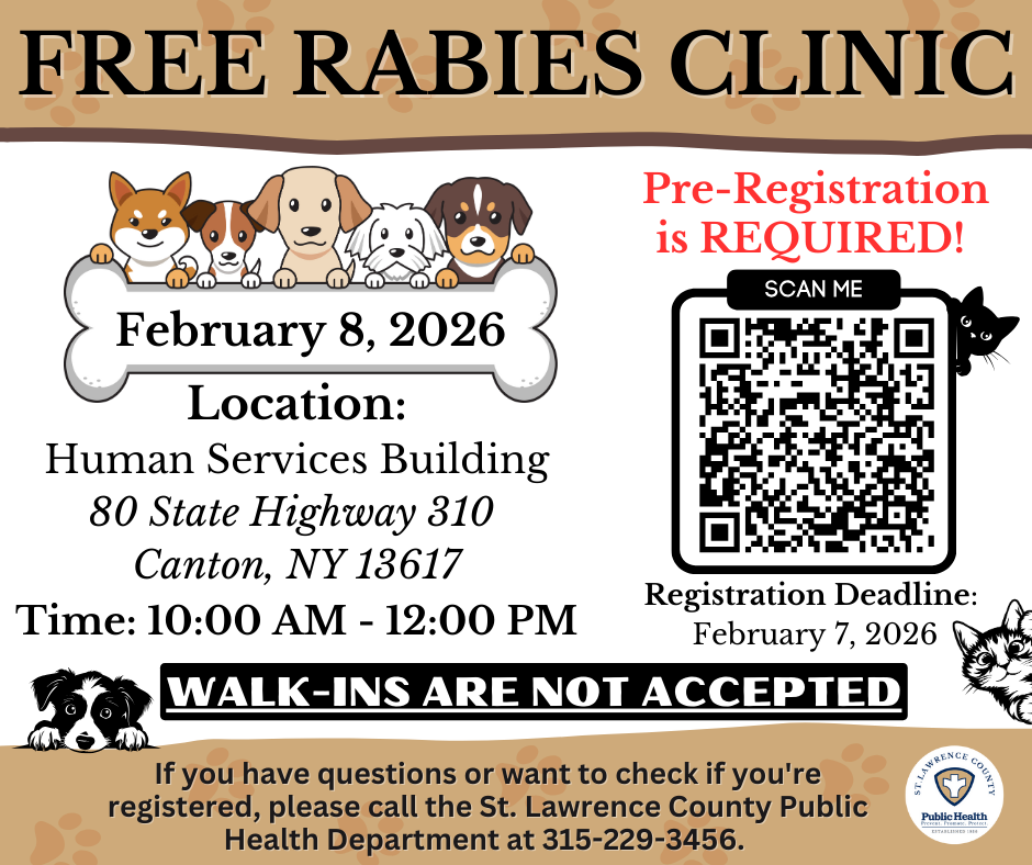 Canton Free Rabies Clinic registration