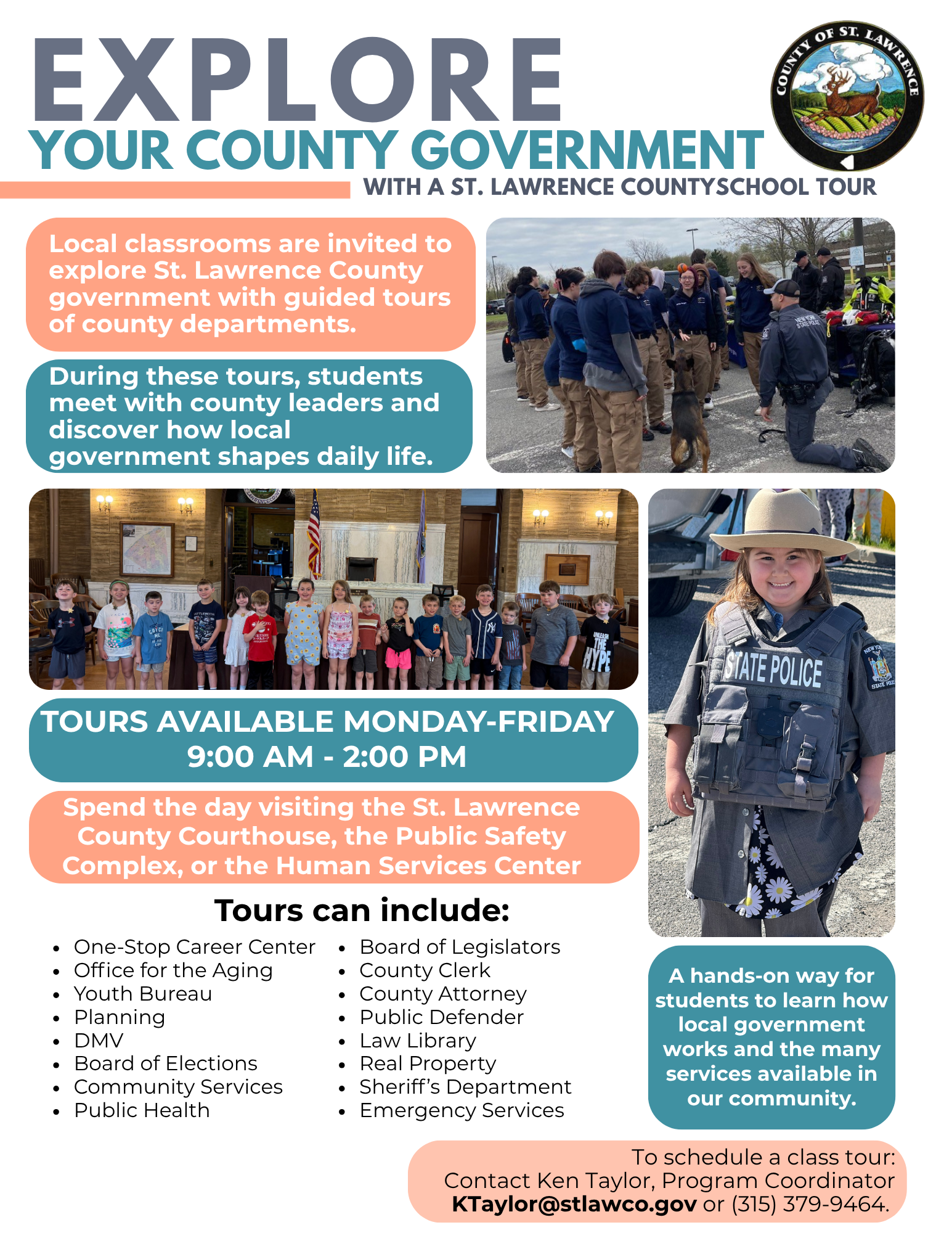 2026 School Tour Flyer